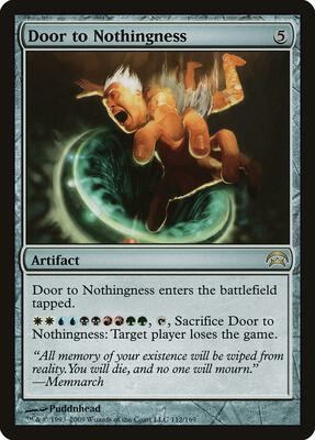 Door to Nothingness card from Planechase