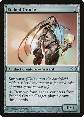 Etched Oracle card from Planechase