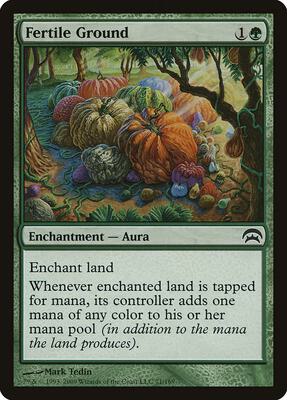Fertile Ground card from Planechase