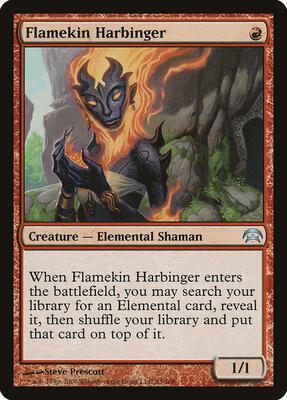 Flamekin Harbinger card from Planechase