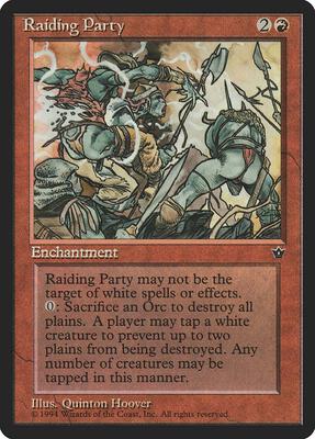Raiding Party card from Fallen Empires