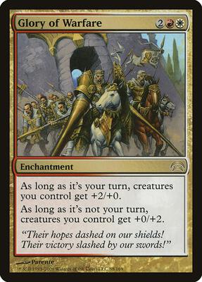 Glory of Warfare card from Planechase