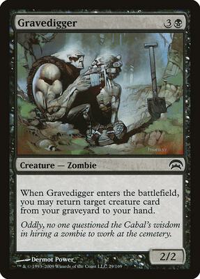 Gravedigger card from Planechase