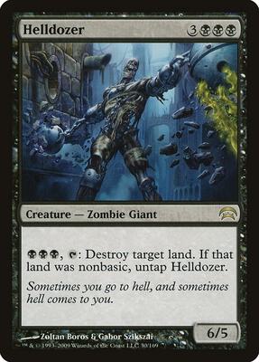 Helldozer card from Planechase