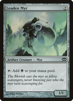 Leaden Myr card from Planechase
