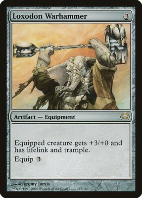 Loxodon Warhammer card from Planechase