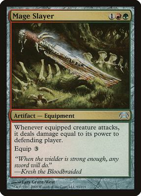 Mage Slayer card from Planechase