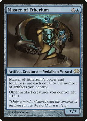 Master of Etherium card from Planechase