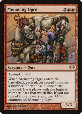 Menacing Ogre card from Planechase