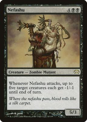 Nefashu card from Planechase