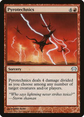 Pyrotechnics card from Planechase