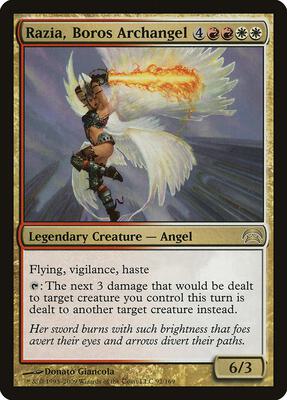 Razia, Boros Archangel card from Planechase