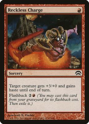 Reckless Charge card from Planechase