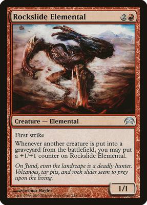 Rockslide Elemental card from Planechase