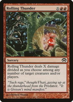Rolling Thunder card from Planechase