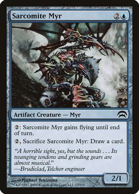 Sarcomite Myr card from Planechase