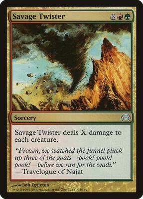 Savage Twister card from Planechase