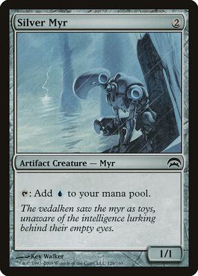 Silver Myr card from Planechase