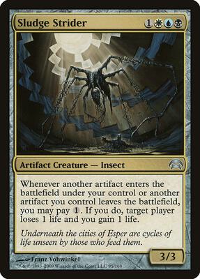 Sludge Strider card from Planechase