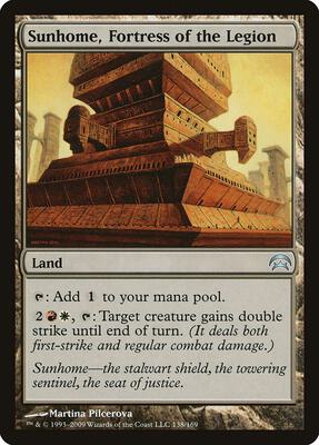 Sunhome, Fortress of the Legion card from Planechase