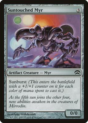 Suntouched Myr card from Planechase
