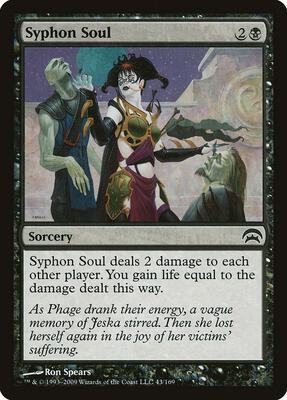 Syphon Soul card from Planechase