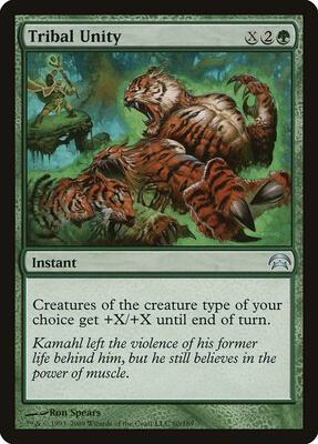 Tribal Unity card from Planechase