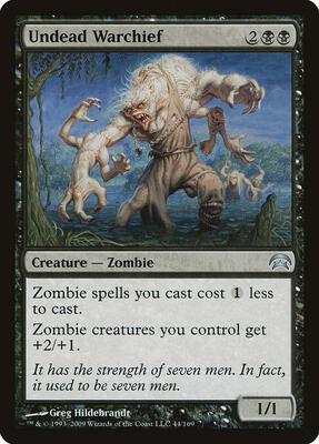 Undead Warchief card from Planechase