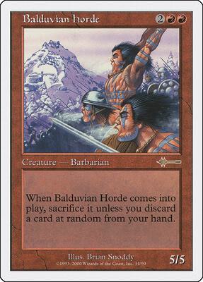Balduvian Horde card from Beatdown Box Set