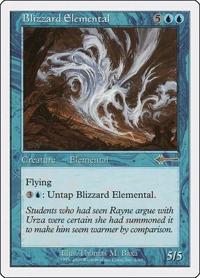 Blizzard Elemental card from Beatdown Box Set