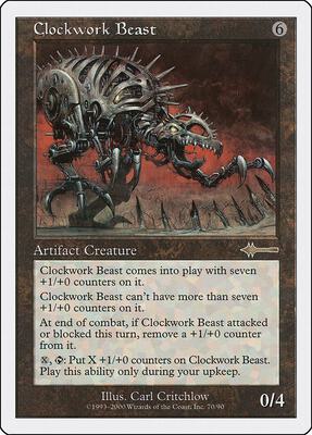 Clockwork Beast card from Beatdown Box Set