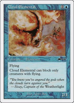 Cloud Elemental card from Beatdown Box Set