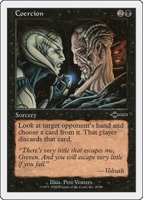 Coercion card from Beatdown Box Set
