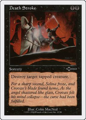 Death Stroke card from Beatdown Box Set