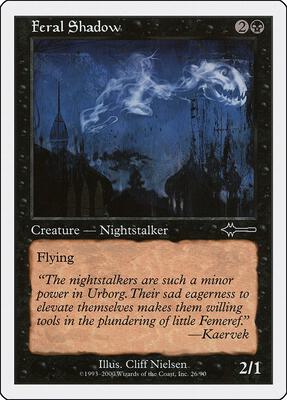 Feral Shadow card from Beatdown Box Set