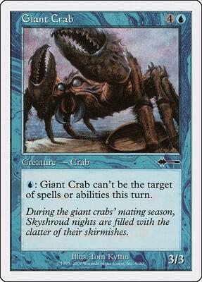 Giant Crab card from Beatdown Box Set