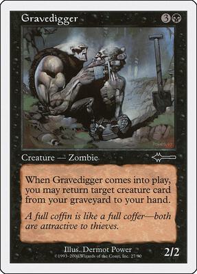Gravedigger card from Beatdown Box Set