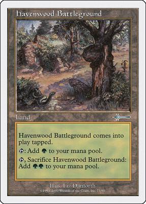 Havenwood Battleground card from Beatdown Box Set