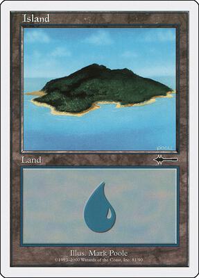 Island (81) card from Beatdown Box Set