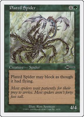 Plated Spider card from Beatdown Box Set