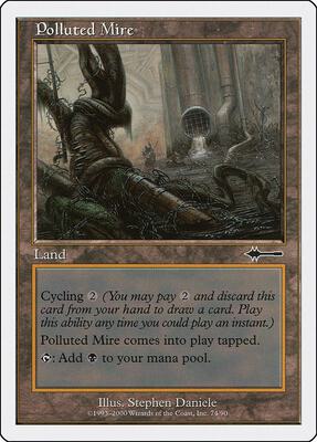 Polluted Mire card from Beatdown Box Set