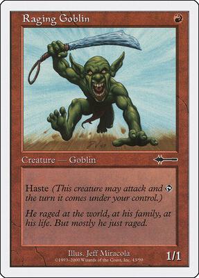 Raging Goblin card from Beatdown Box Set