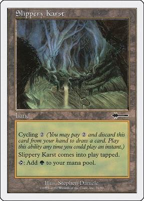 Slippery Karst card from Beatdown Box Set