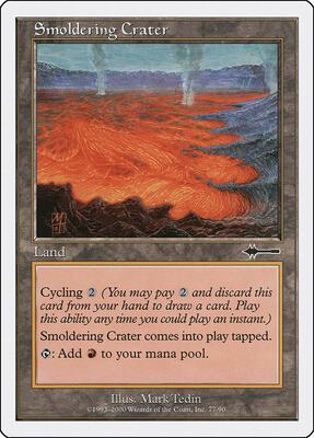 Smoldering Crater card from Beatdown Box Set