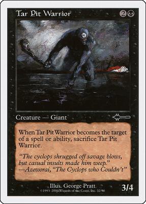 Tar Pit Warrior card from Beatdown Box Set