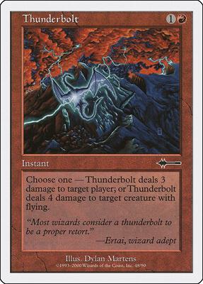Thunderbolt card from Beatdown Box Set