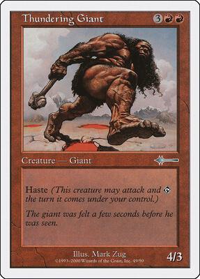 Thundering Giant card from Beatdown Box Set