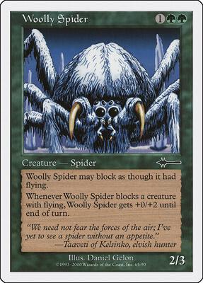 Woolly Spider card from Beatdown Box Set