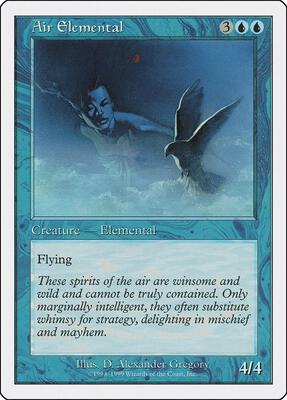 Air Elemental card from Battle Royale Box Set