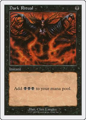 Dark Ritual card from Battle Royale Box Set